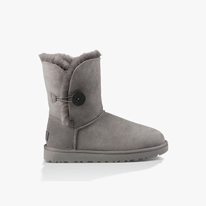 Ugg Bailey Button II Women Classic Boots Grey (2476HFSNT)